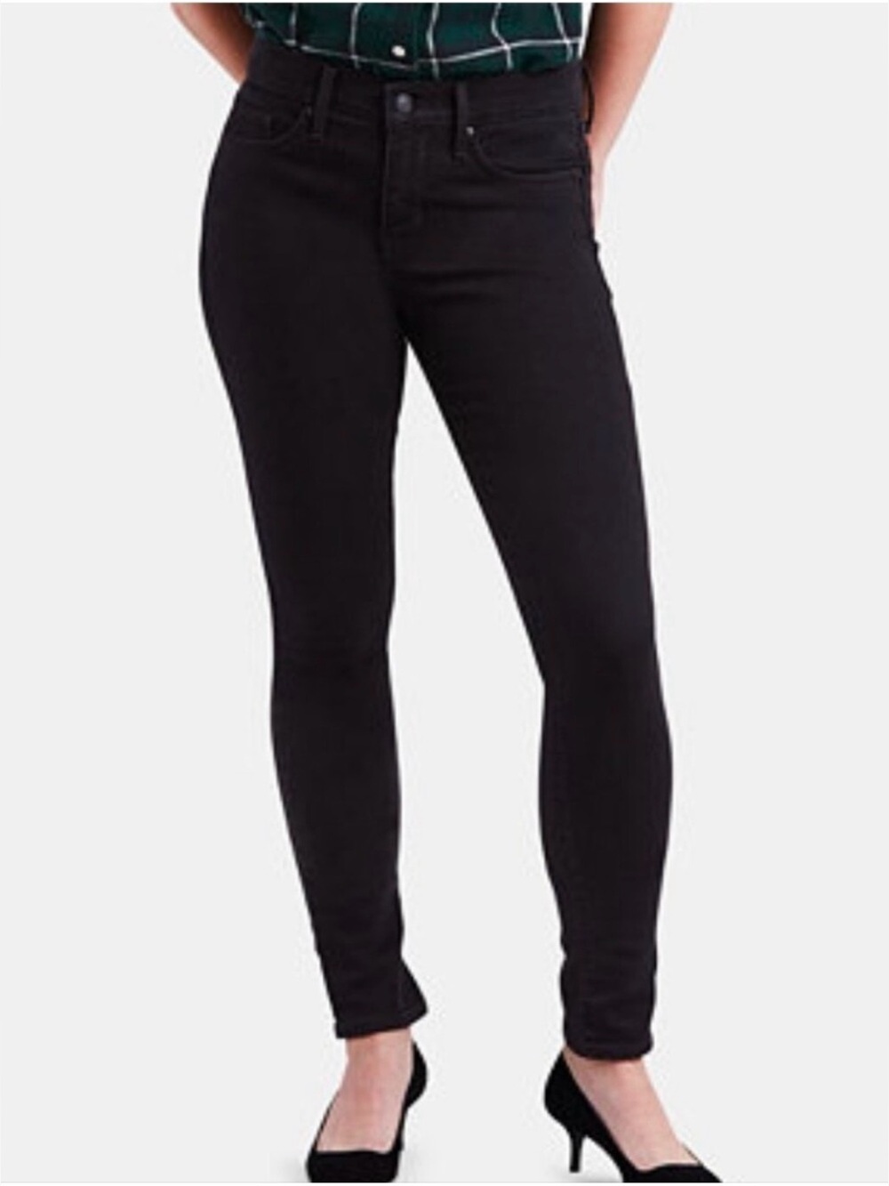 Levi's 311 Mid Rise Shaping Skinny Jeans Size 10 Black